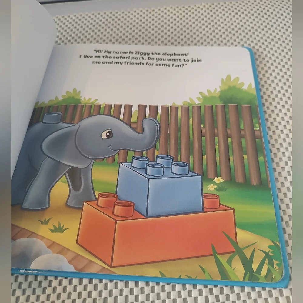 Lego Duplo My Little Friend Elephant Dublo Bricks Activity Coloring Book NWT